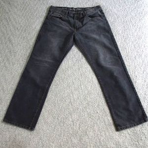Men's Ring Of Fire Black Denim Jeans